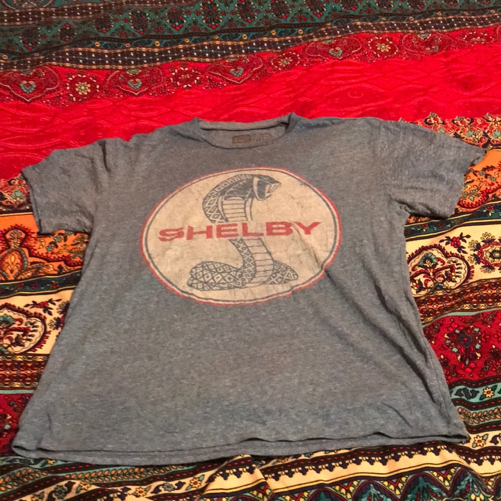 Vintage distressed look Shelby Mustang Cobra